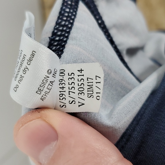 Athleta Ready Set Go Shorts Jigsaw Running Liner Stash Pocket 2 In 1 WOmens XXS - Picture 8 of 11